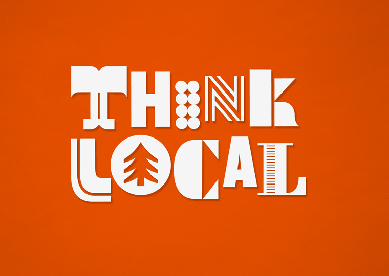 Think Local logo