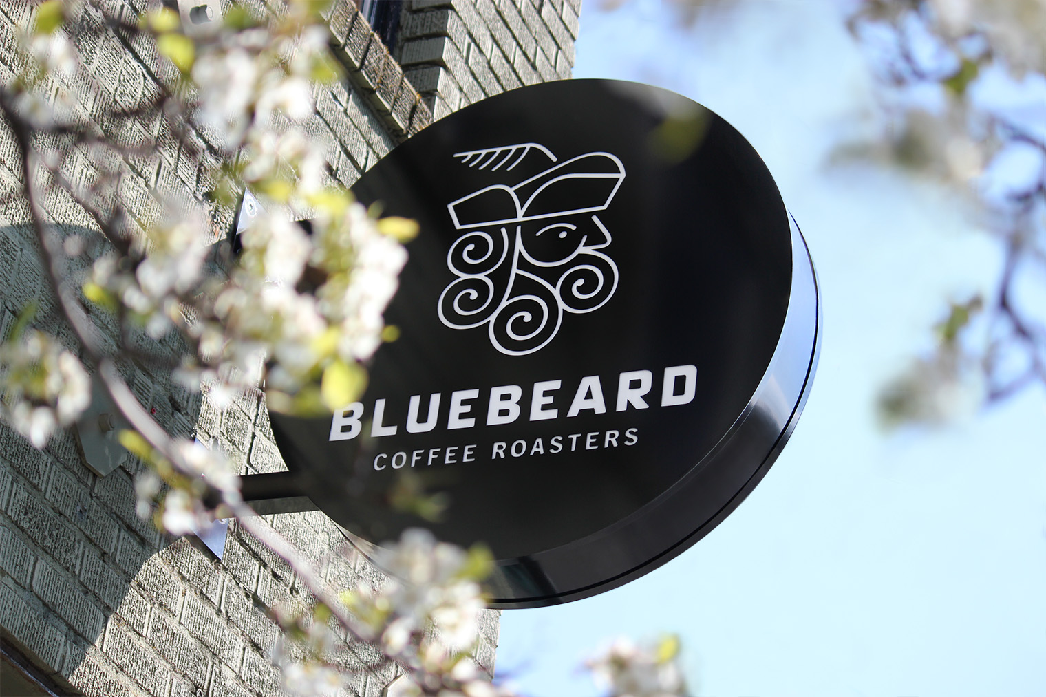 Bluebeard Coffee Roasters sign